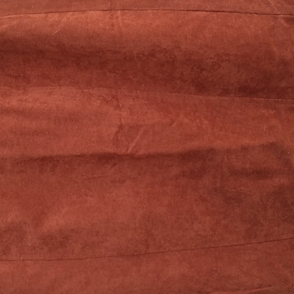 80s Vintage Rust Color Skirt - Picture 3 of 5